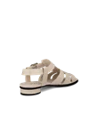 Women's ECCO® Sculpted Alba 25 Leather Heeled Sandal - Beige - B