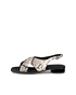 Women's ECCO® Sculpted Alba 25 Leather Heeled Sandal - Beige - O