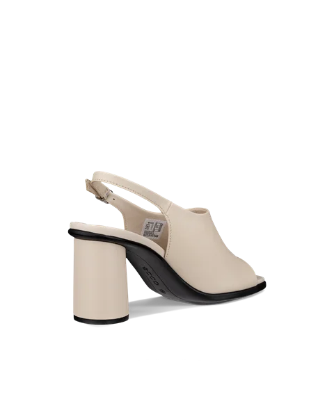 ECCO® Sculpted Alba 65 Damen Ledersandale mit Absatz - Beige - B