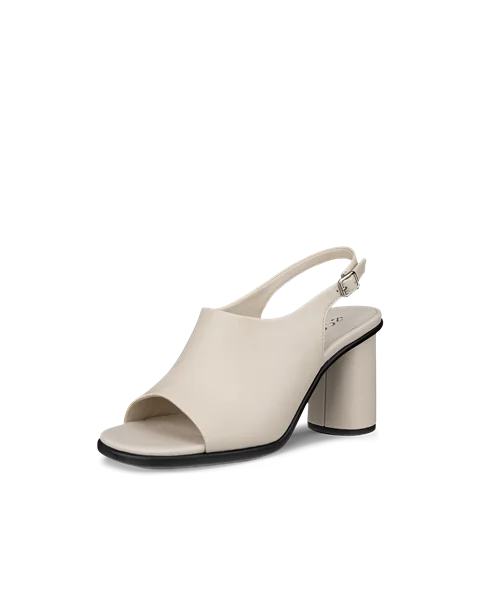 ECCO® Sculpted Alba 65 Damen Ledersandale mit Absatz - Beige - M