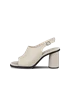 Women's ECCO® Sculpted Alba 65 Leather Heeled Sandal - Beige - O