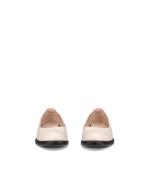 ECCO® Sculpted LX ballerines en cuir pour femme - Beige - Front_Pair