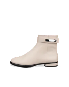 Women's ECCO® Sculpted LX Leather Ankle Boot - Beige - O