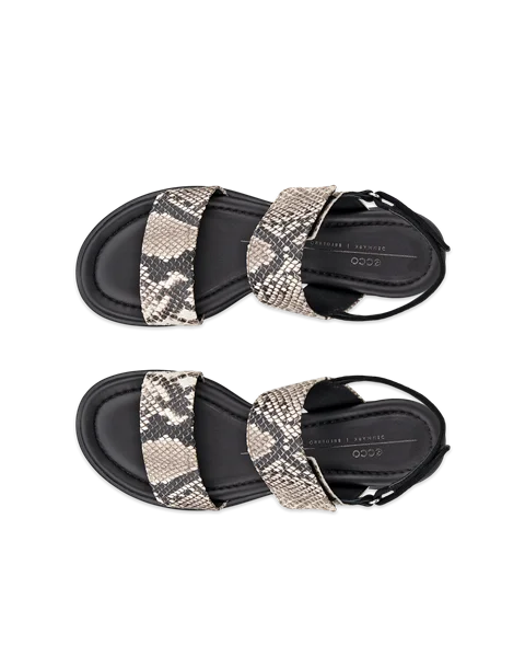 ECCO® Sculpted Sandal LX 35 Damen Ledersandale mit Absatz - Beige - Top_Left_Pair