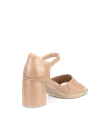 Women's ECCO® Sculpted Sandal LX 55 Leather Heeled Sandal - Beige - B