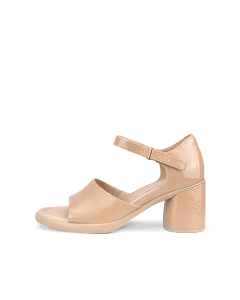 Women's ECCO® Sculpted Sandal LX 55 Leather Heeled Sandal - Beige - O