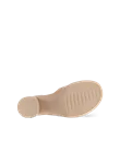 Women's ECCO® Sculpted Sandal LX 55 Leather Heeled Sandal - Beige - S