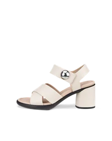 ECCO® Sculpted Sandal LX 55 højhælet sandaler i læder til damer - Beige - O