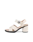 Women's ECCO® Sculpted Sandal LX 55 Leather Heeled Sandal - Beige - O