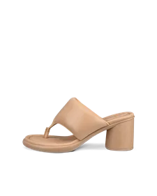 ECCO® Sculpted Sandal LX 55 sandale à talon en cuir pour femme - Beige - O