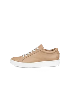 ECCO® Soft 60 Damen Ledersneaker - Beige - O