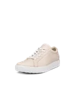 ECCO® Soft 60 Dames leren sneaker - Beige - M