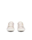 ECCO® Soft 7 Dames nubuck sneaker - Beige - Front_Pair