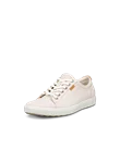 ECCO® Soft 7 Dames nubuck sneaker - Beige - M
