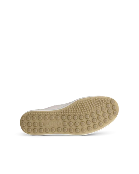 ECCO® Soft 7 Dames nubuck sneaker - Beige - S