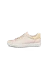 ECCO® Soft 7 Dames leren sneaker - Beige - O