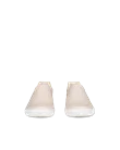 ECCO® Soft 7 dame sneakers skinn - Beige - Front_Pair