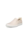 ECCO® Soft 7 dame sneakers skinn - Beige - M
