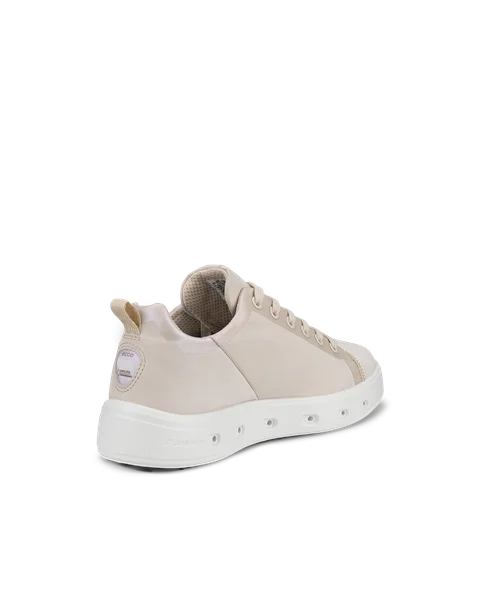 Damskie nubukowe sneakersy Gore-Tex ECCO® Street 720 - Beżowy - B