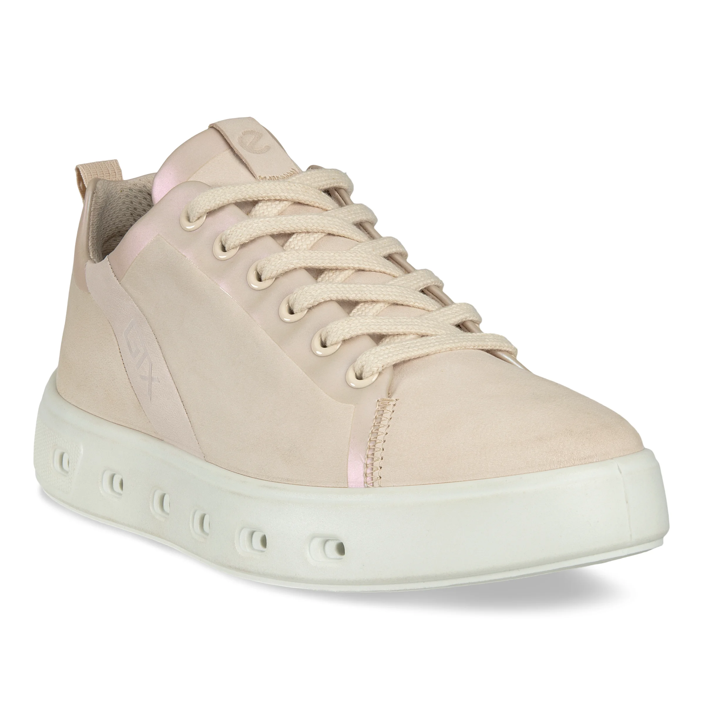 ECCO Street 720 W - Dames nubuck Gore-Tex sneaker - Beige - Size: 42 (UK 8-8.5)