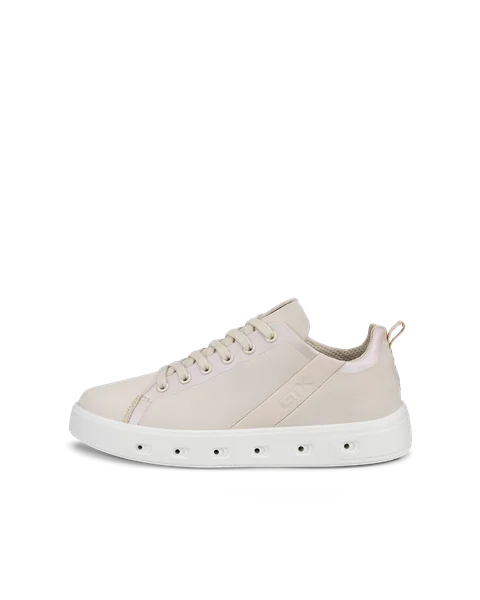 ECCO® Street 720 baskets en nubuck Gore-Tex pour femme - Beige - O