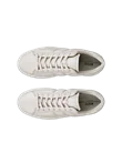 ECCO® Street Platform női bőr platform sneaker - Bézs - Top_Left_Pair