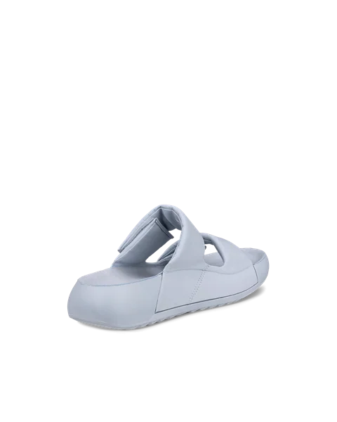 Dámske kožené sandále 2 remienky ECCO® Cozmo PF - Modrá - B
