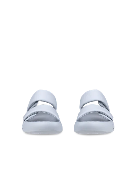 Women's ECCO® Cozmo PF Leather Two Strap Sandal - Blue - Front_Pair