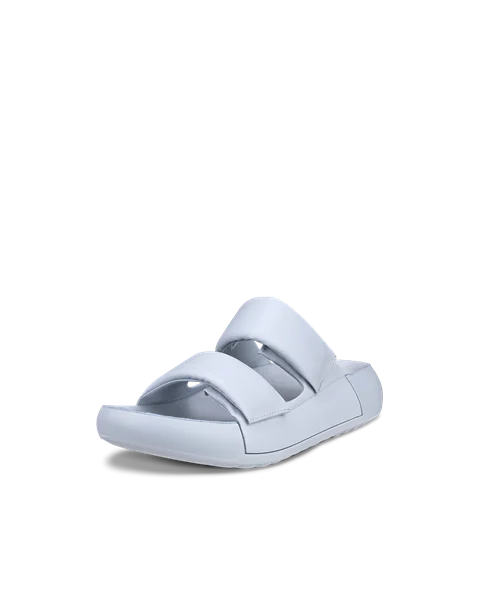 ECCO® Cozmo PF ženske kožne sandale s dvjema trakama - Plava - M
