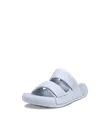 Dámske kožené sandále 2 remienky ECCO® Cozmo PF - Modrá - M
