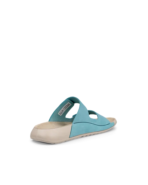 ECCO® Cozmo dame sandal to stropper nubuk - Blå - B