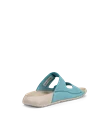 ECCO® Cozmo dame sandal to stropper nubuk - Blå - B
