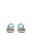 ECCO® Cozmo dame sandal to stropper nubuk - Blå - Front_Pair