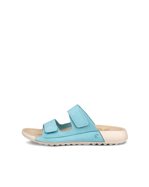 ECCO® Cozmo dame sandal to stropper nubuk - Blå - O