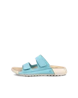 ECCO® Cozmo dame sandal to stropper nubuk - Blå - O