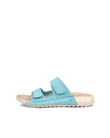 ECCO® Cozmo Damen Nubuksandale mit zwei Riemen - Blau - O