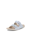 ECCO® Cozmo sandaler i læder med to remme til damer - Blå - M