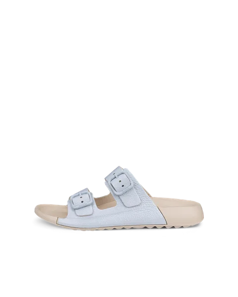 ECCO® Cozmo sandaler i læder med to remme til damer - Blå - O