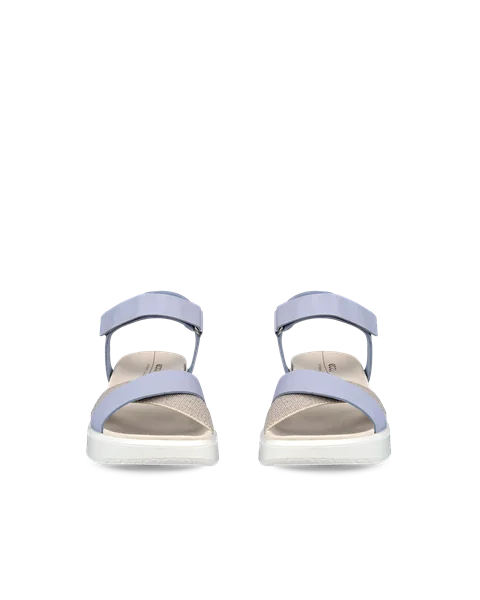 ECCO® Flowt Wedge LX sandaler i nubuck med kilehæl til damer - Blå - Front_Pair