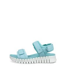 ECCO® Gruuv Sol Högklackad sandal nubuck dam - Blå - O