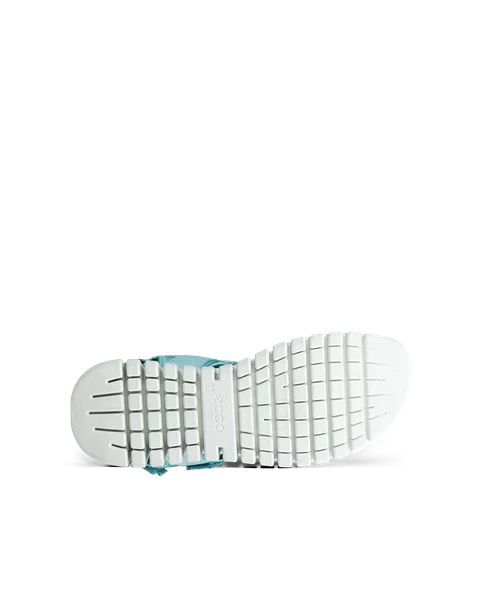 Women's ECCO® Gruuv Sol Nubuck Heeled Sandal - Blue - S