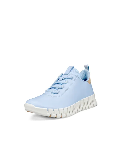 ECCO® Gruuv Skinnsneaker dam - Blå - M