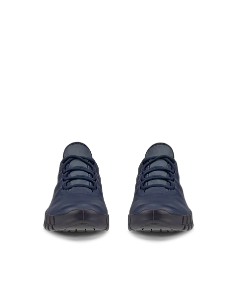 ECCO® Gruuv Gore-Tex sneakers i læder til damer - Blå - Front_Pair