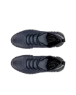 ECCO® Gruuv Gore-Tex sneakers i læder til damer - Blå - Top_Left_Pair