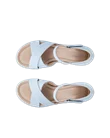 ECCO® Sculpted Sandal LX 35 højhælet sandaler i nubuck til damer - Blå - Top_Left_Pair