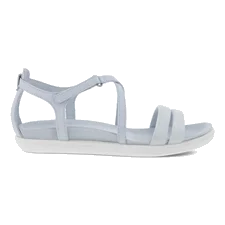 ECCO® Simpil flade sandaler i læder til damer - Blå - Outside