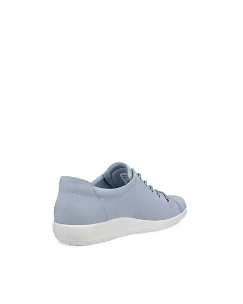 ECCO® Soft 2.0 Damen Sneaker aus Nubukleder - Blau - B