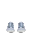 ECCO® Soft 2.0 Damen Sneaker aus Nubukleder - Blau - Front_Pair