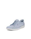 ECCO® Soft 2.0 Damen Sneaker aus Nubukleder - Blau - M