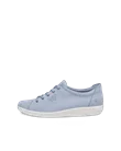 ECCO® Soft 2.0 Damen Sneaker aus Nubukleder - Blau - O